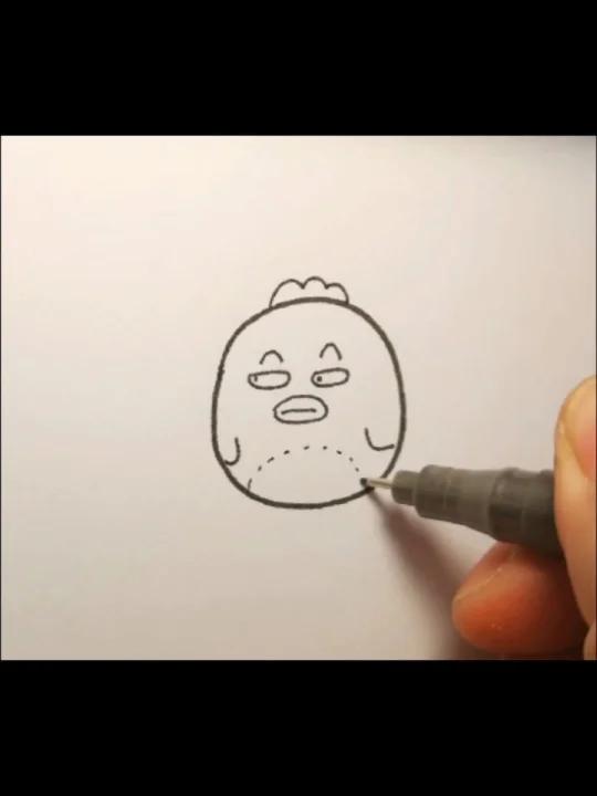 随手画一只厉害的小鸡～