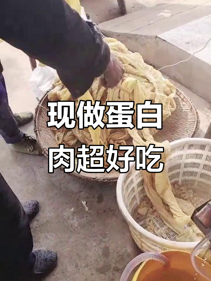 户胡现做蛋白肉,比调皮还好吃!