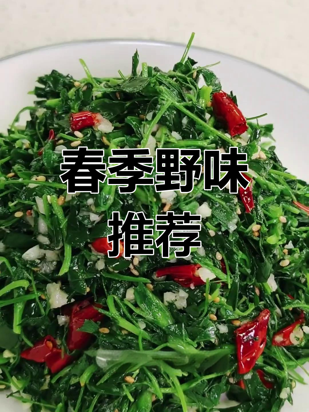 春天吃野菜,凉拌苜蓿清爽开胃,尽享自然美味!