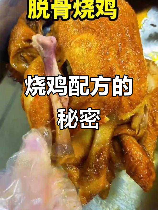 烧鸡配方大揭秘,卤肉熟食制作全攻略