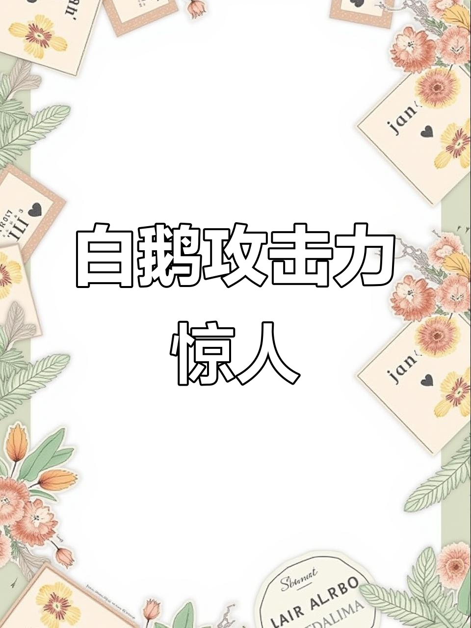 大白鹅为何咬人这么痛?看完它的嘴巴你就懂了