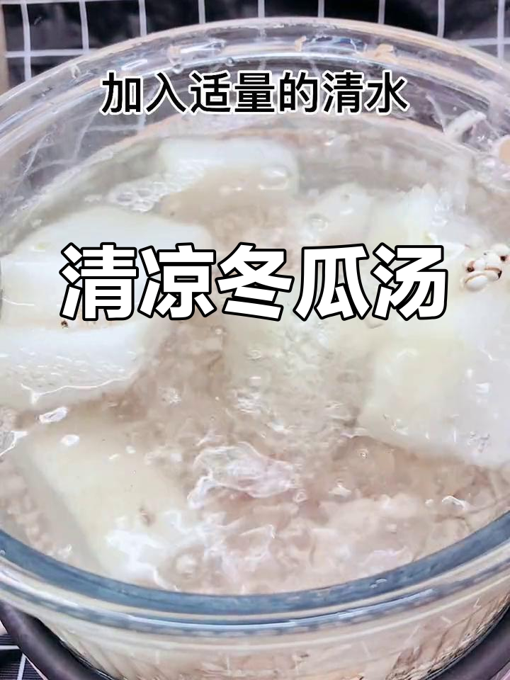 夏日必备冬瓜薏米老母鸡汤,清爽又滋补