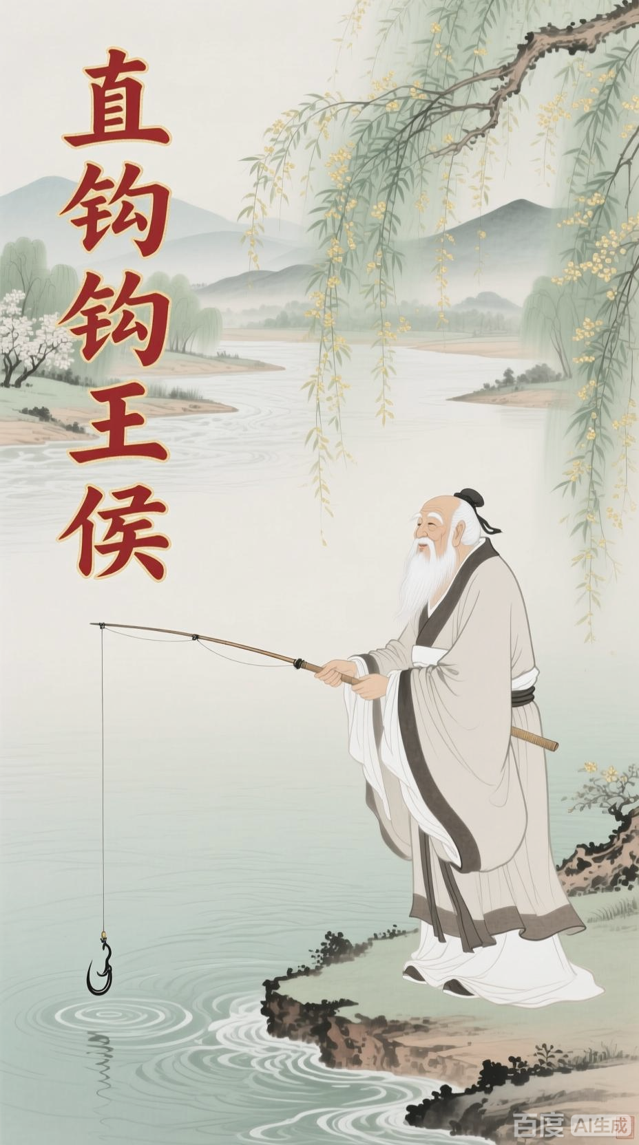 姜太公钓鱼,愿者上钩