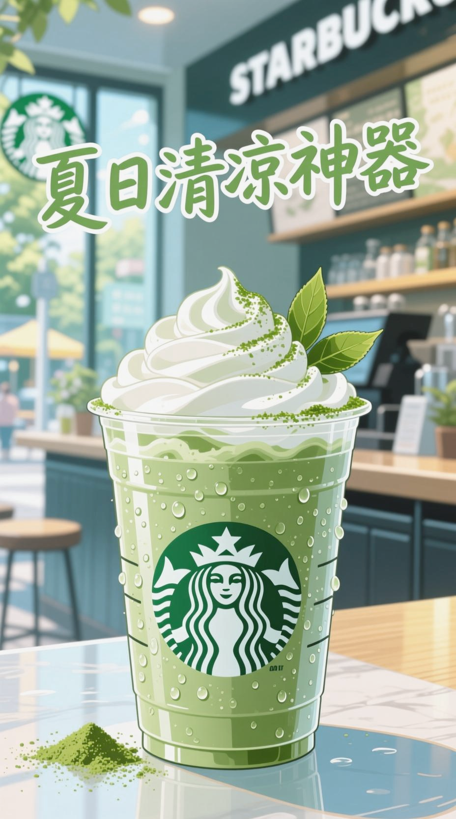 星巴克抹茶星冰乐体验