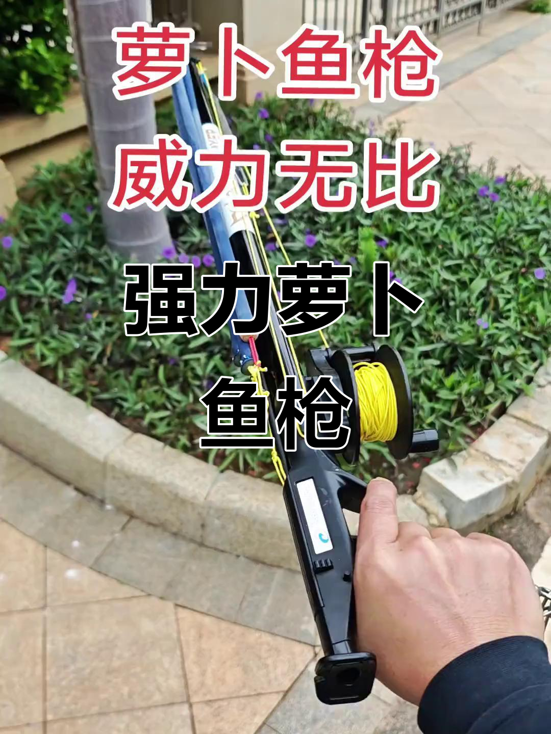 萝卜鱼枪威力惊人,轻松捕获十几斤石斑!