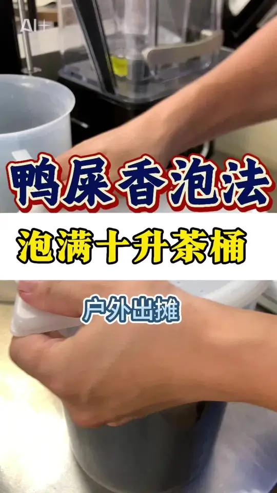 鸭屎香用十升茶桶装怎么泡?不想计算的直接跟我学!