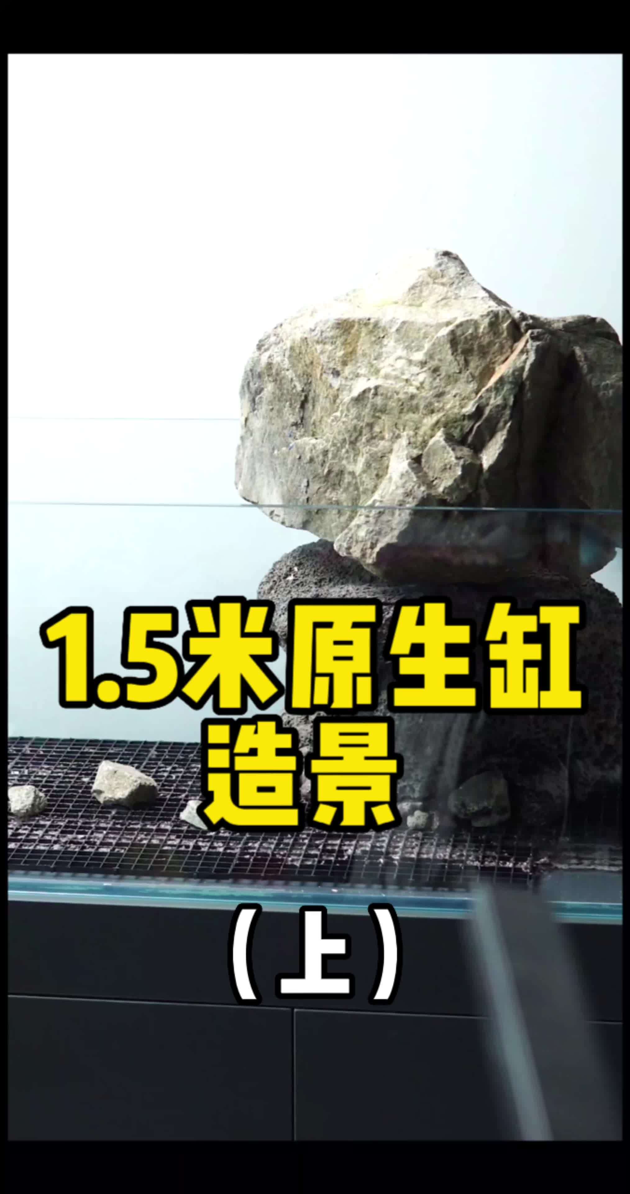 开了一个原生缸,顺便跟大家分享下给鱼缸开孔的方法 水族 新手养鱼 鱼缸 水草缸
