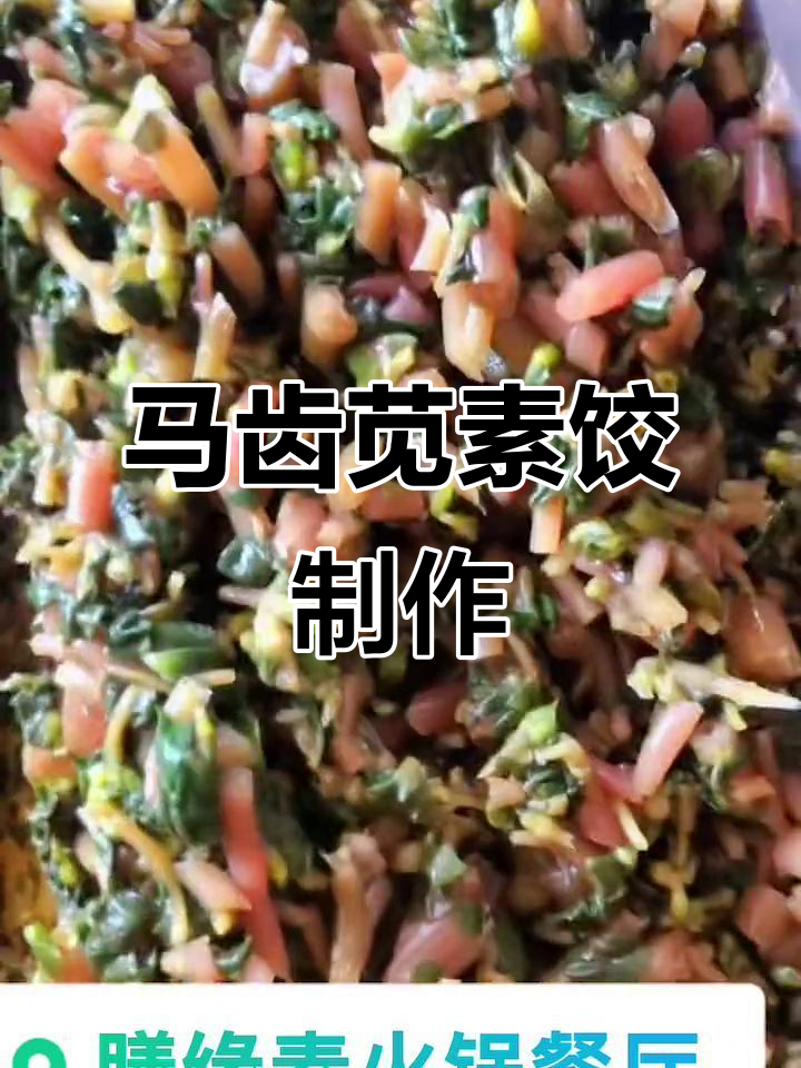 用马齿苋包饺子,素食火锅的绝妙搭配