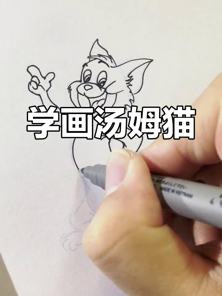 画猫和老鼠里的汤姆,简单步骤教你轻松上手
