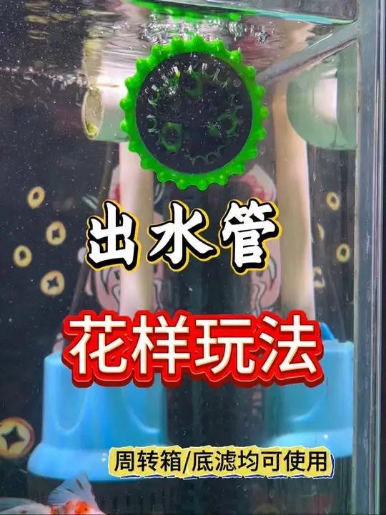 传统出水口过时了!看这个旋转出水头如何玩转鱼缸水流! 核心卖点: 智能变频旋转——水流越大