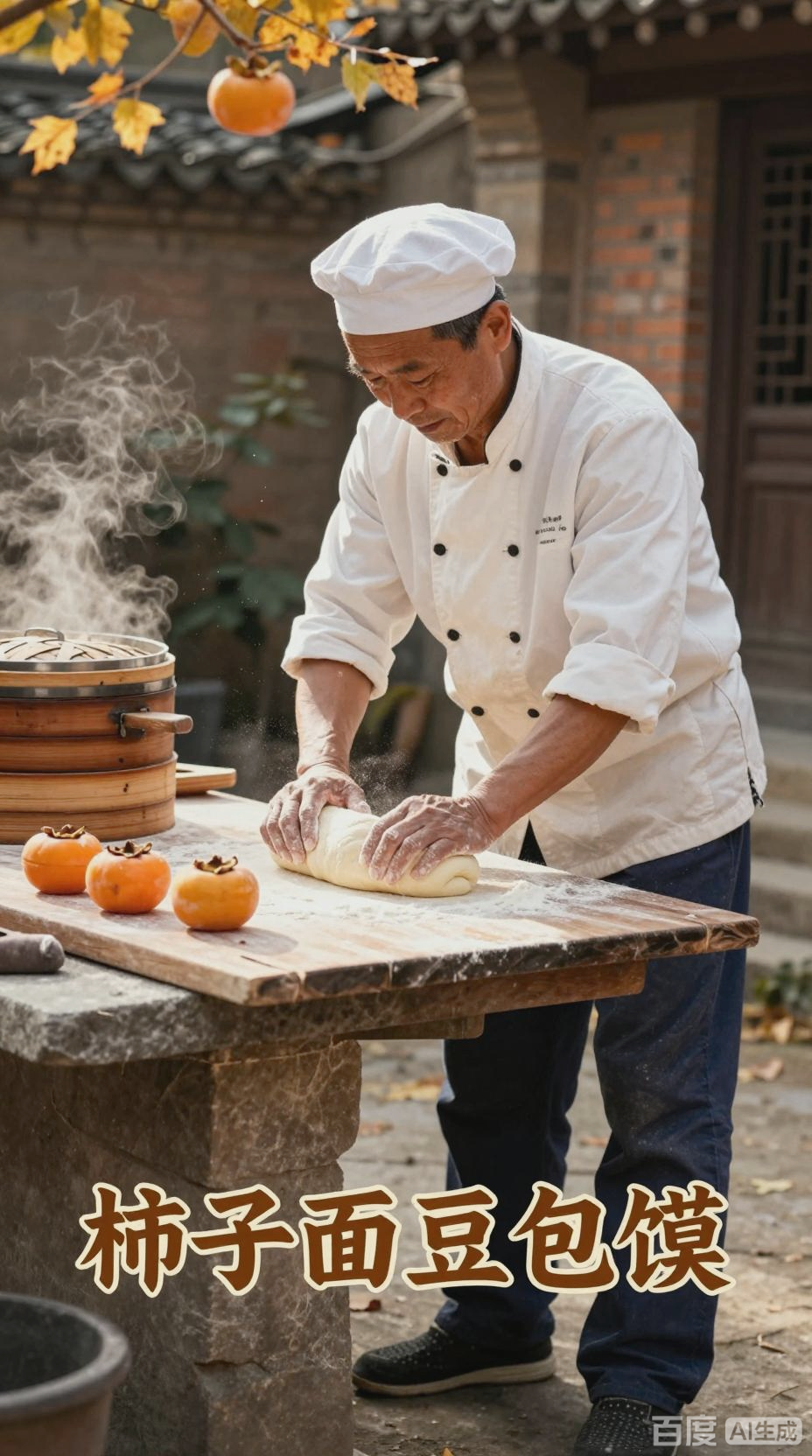 山西垣曲柿子面豆包馍，咬一口竟吃出千年古法秘方！