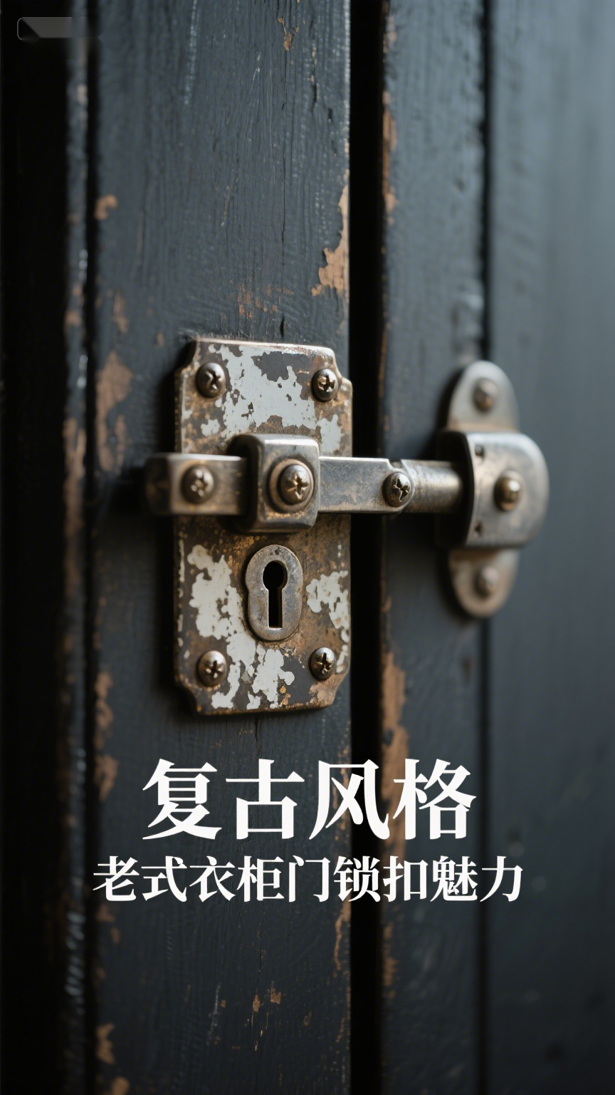 复古风格,老式衣柜门锁扣魅力