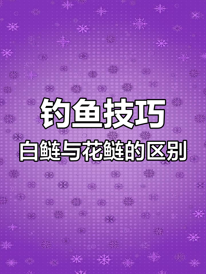 白鲢花鲢钓法大揭秘,浮漂动作全解析