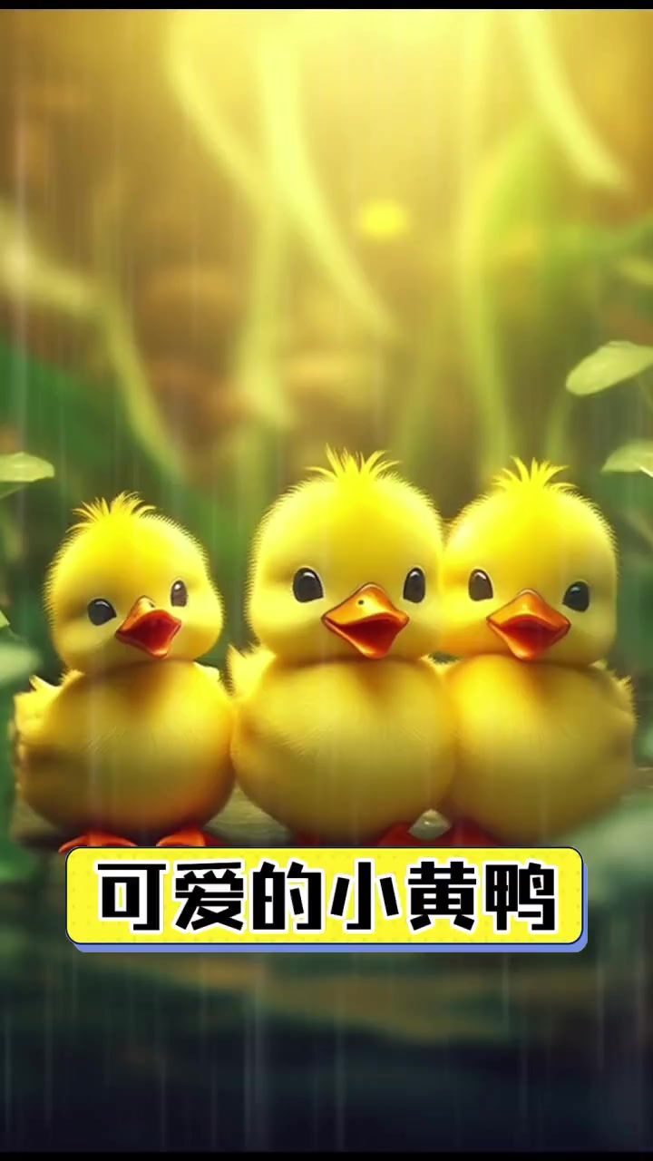 可爱的小黄鸭