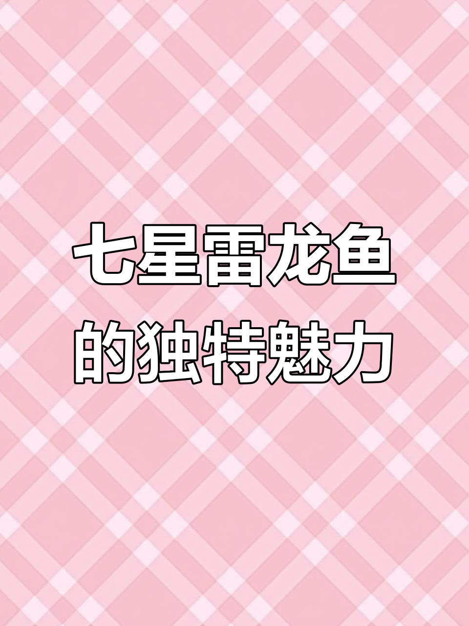 七星雷龙鱼:大帆尾,性格暴躁,杂食性强