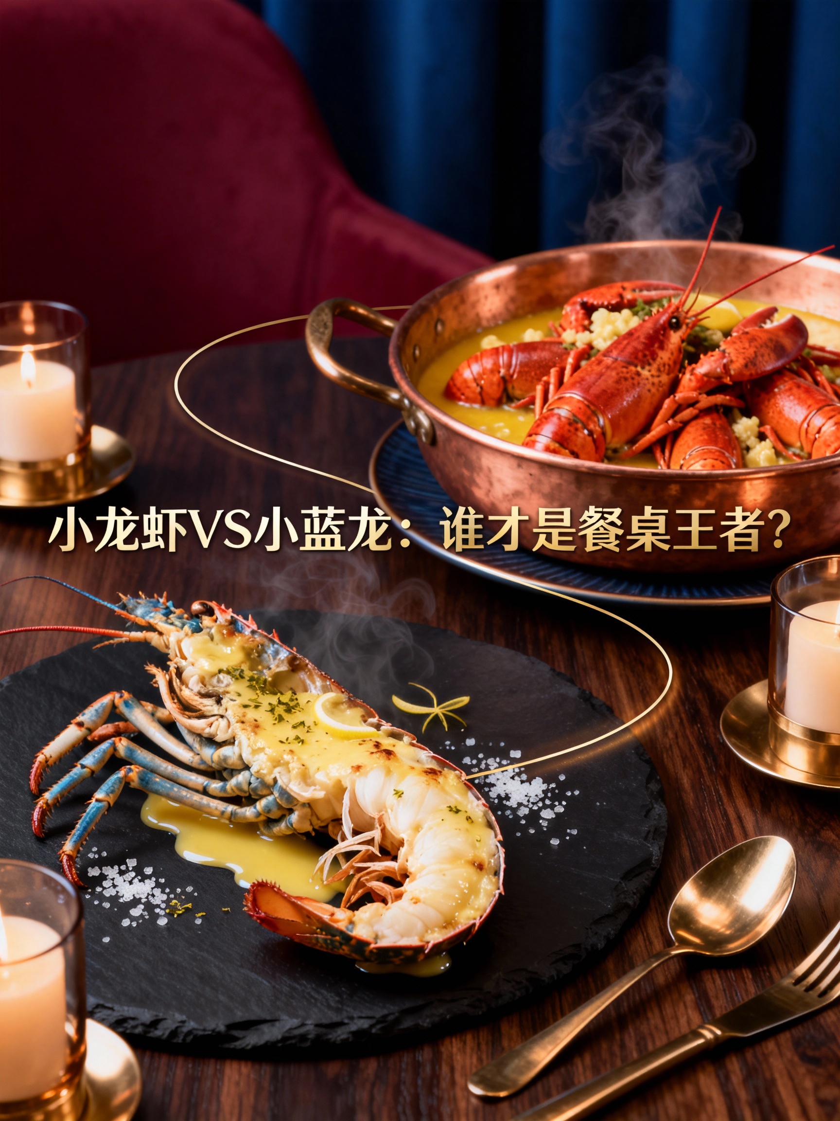 小龙虾VS小蓝龙：谁才是餐桌王者？