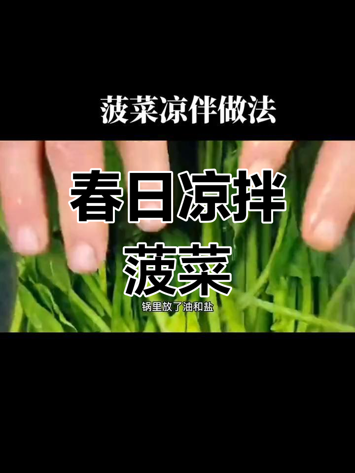 春季吃菠菜,清目养神又美味,做法视频分享