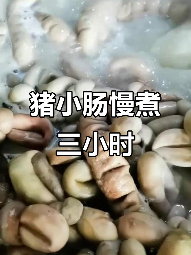 用猪小肠熬汤，三小时炖出美味佳肴