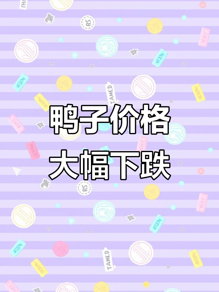 11月6日白羽肉毛鸭价格局部大跌