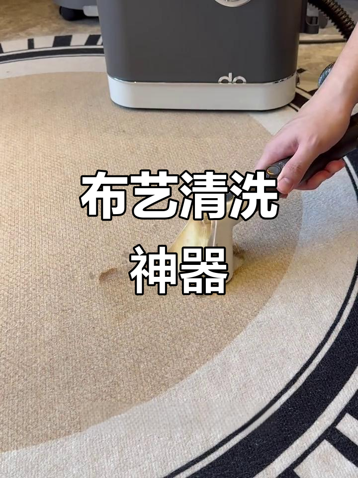 德国人也用这种布艺清洗机,地毯清洁超方便