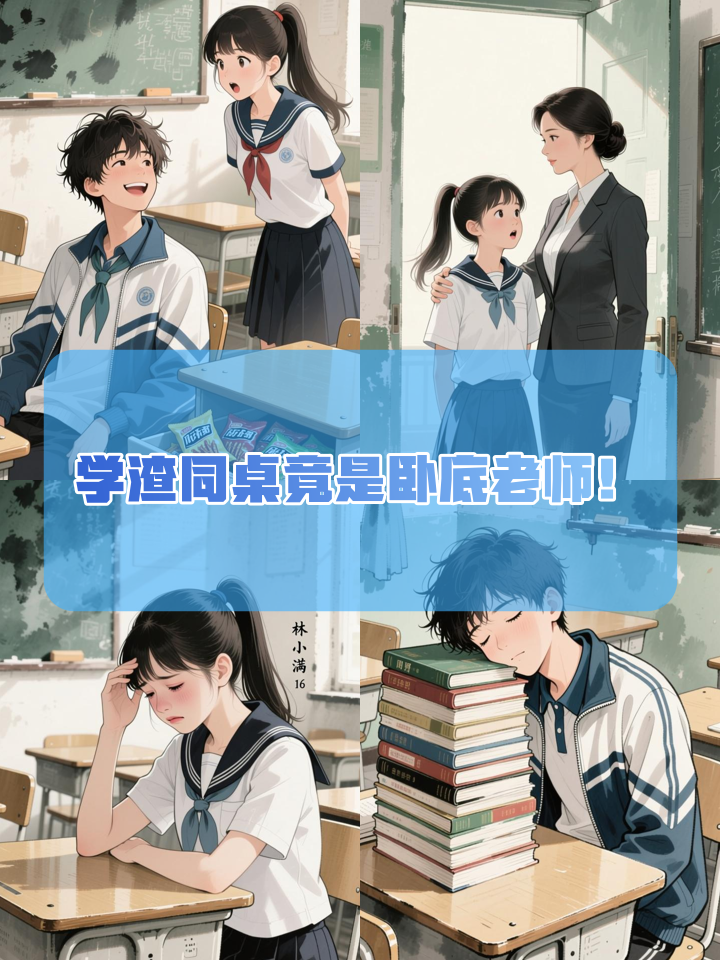 班主任派学霸伪装学渣同桌，结果翻车了！