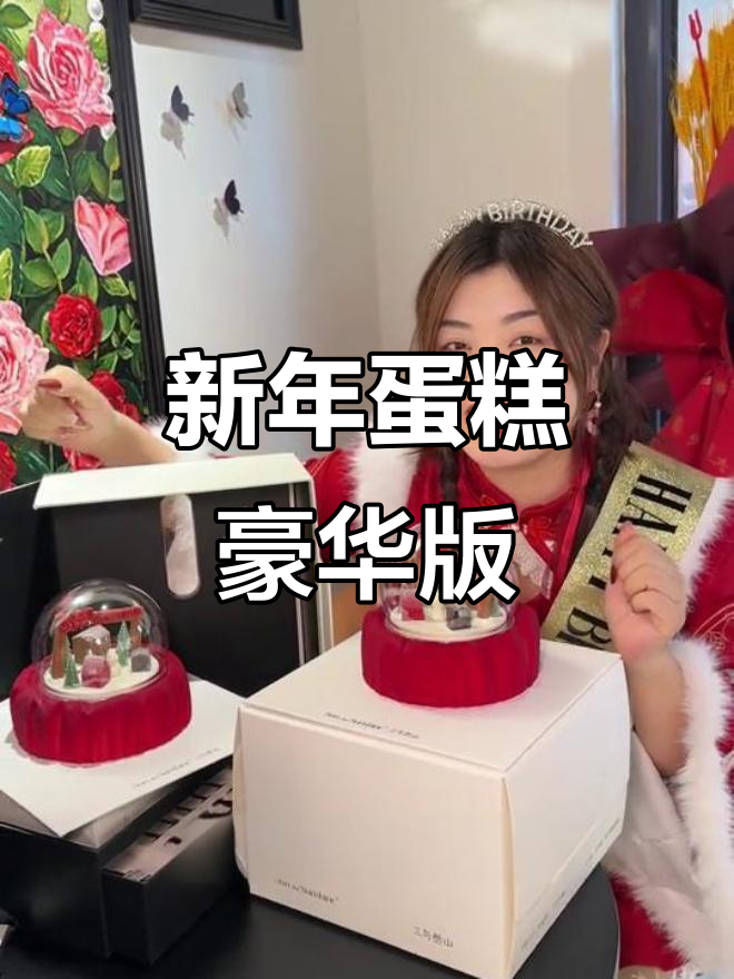 2025新年蛋糕,奢华款与常规款的完美对比!