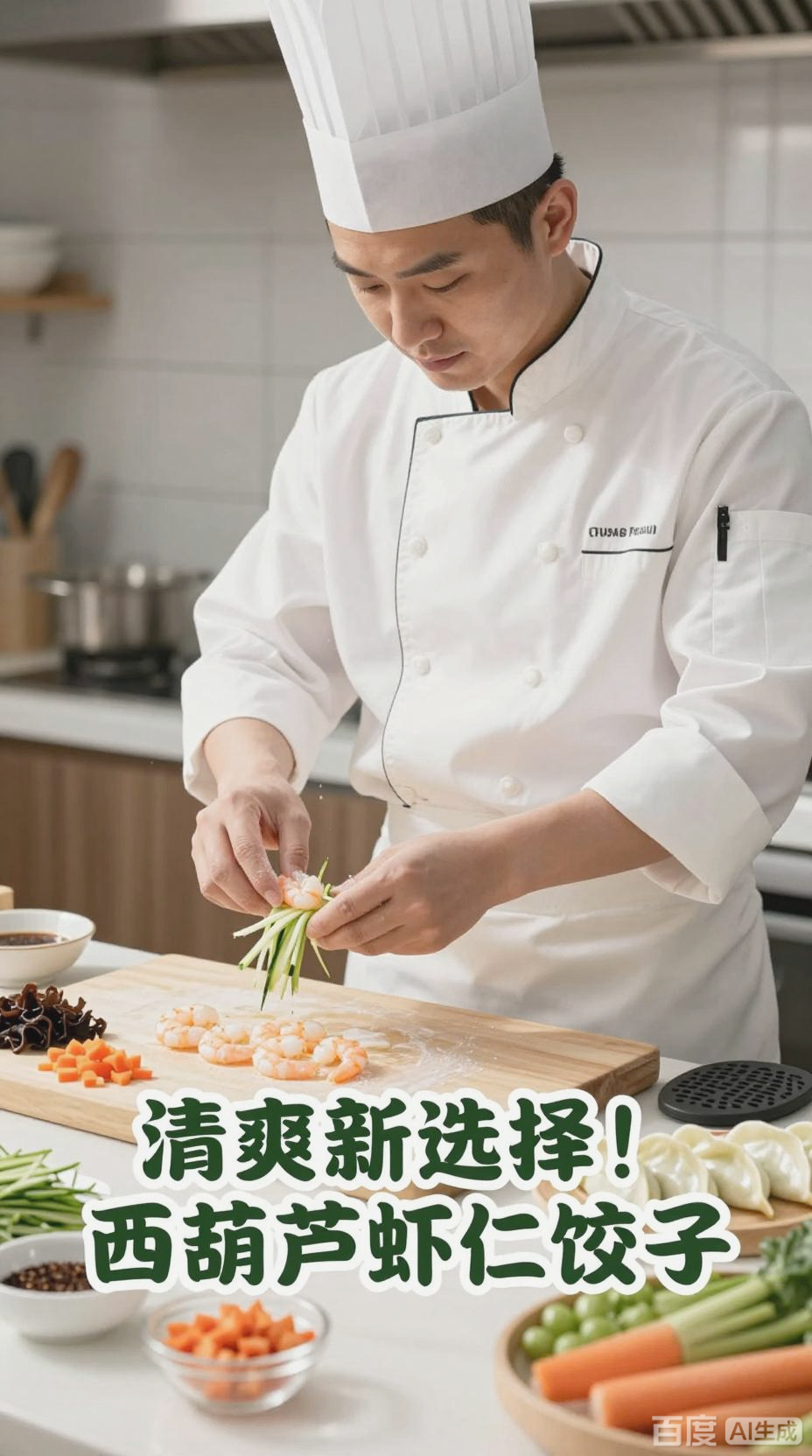 西葫芦虾仁饺子,清爽素馅新选择