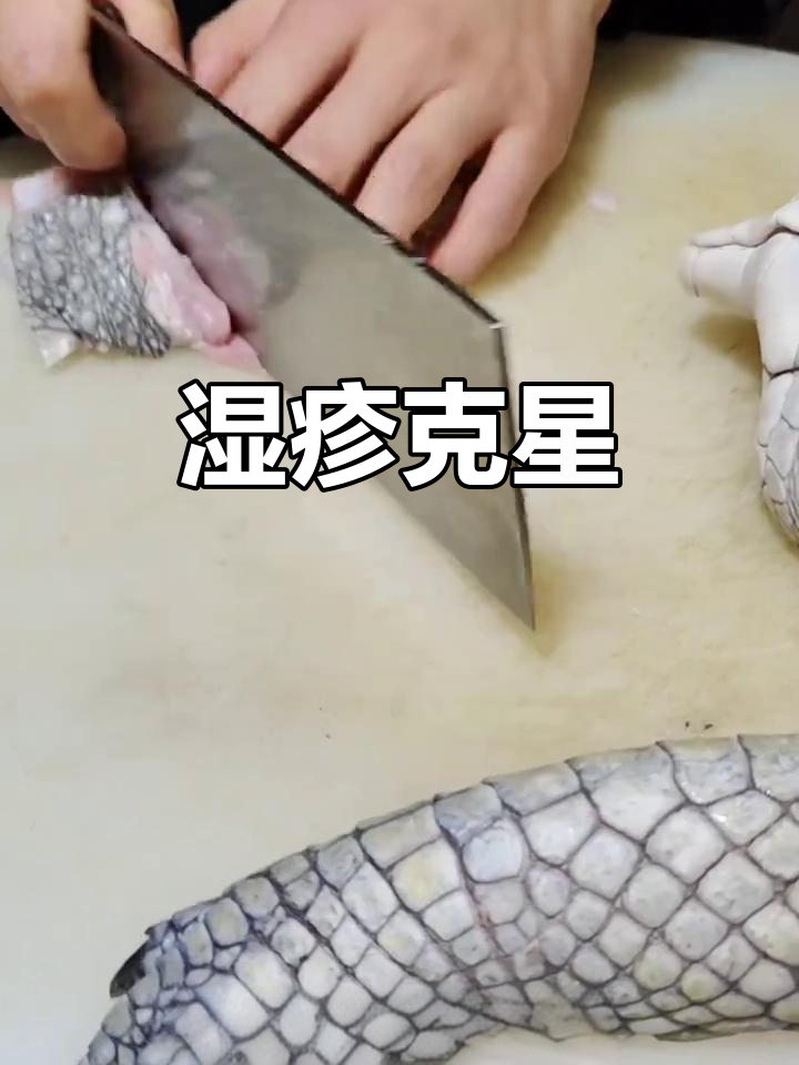 湿疹痘痘困扰?试试鳄鱼肉,效果惊人!
