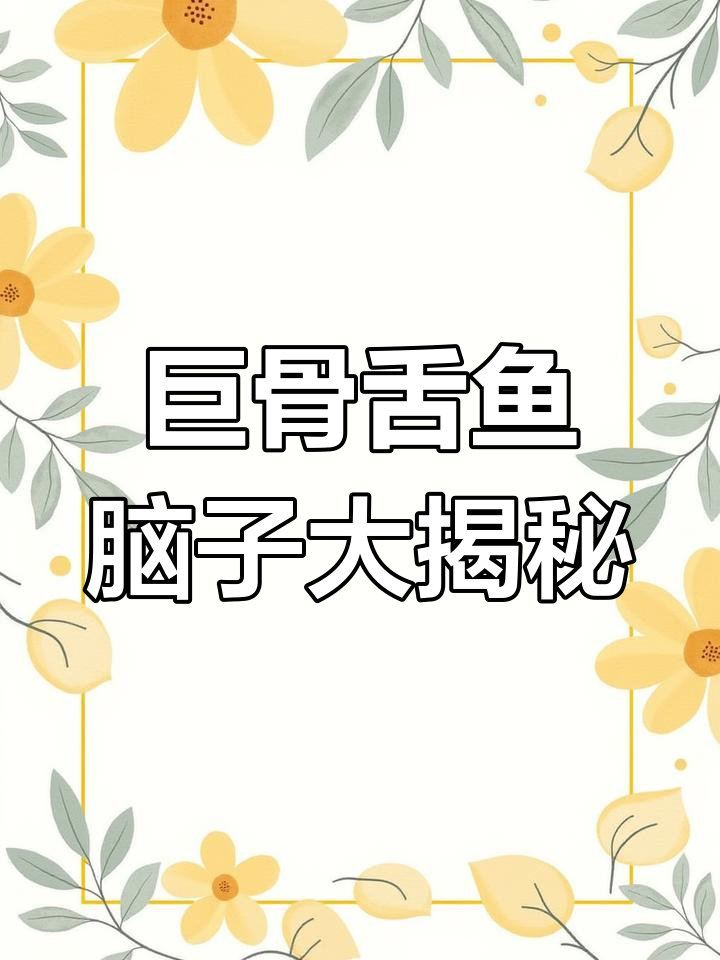 巨骨舌鱼的脑子到底有多大?揭秘标本制作过程