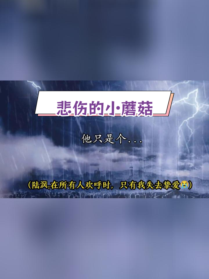 小蘑菇的悲壮复仇,陆沨与安折的情感纠葛