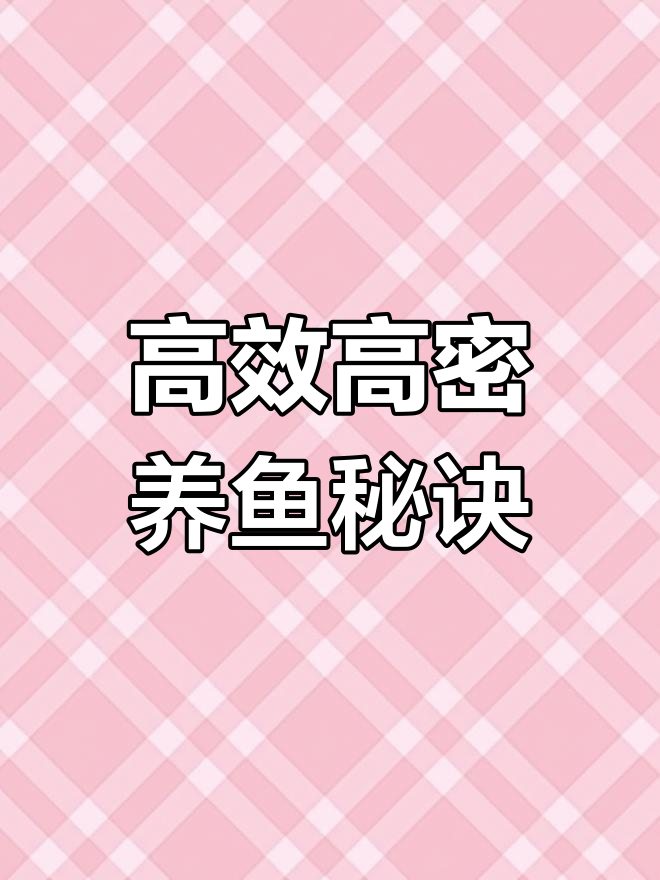 高密度养殖鱼池设计揭秘:排污口与溢水口的巧妙配合