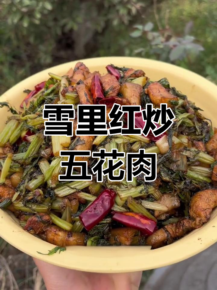 雪里红炒肉,家乡味十足