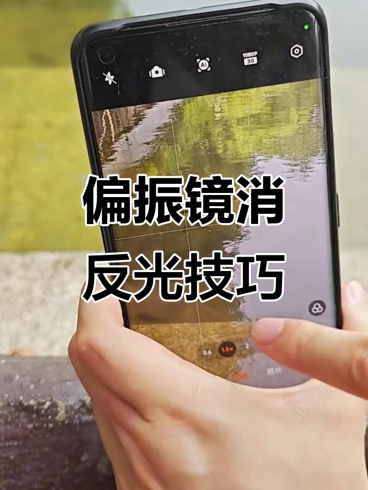 手机加偏振镜,轻松消除湖面反光拍鱼更清晰