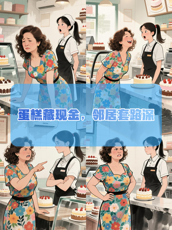 邻居来订蛋糕,要求在中间放880现金,让她付款时,她竟说:880都给了,不能免个蛋糕钱?我