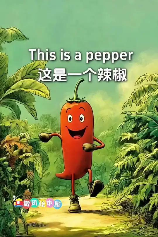 《蔬菜》英语绘本,每天五分钟,快乐学英语 英语绘本亲子互动英语启蒙阅读学英语每日分享O