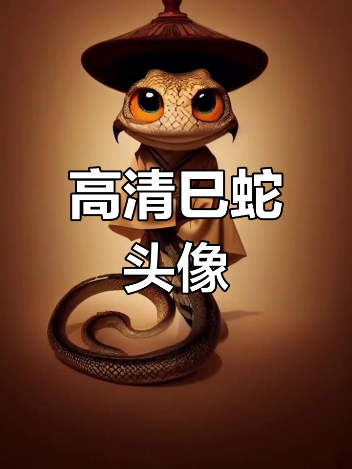 可爱蛇形生肖头像,高清免费下载