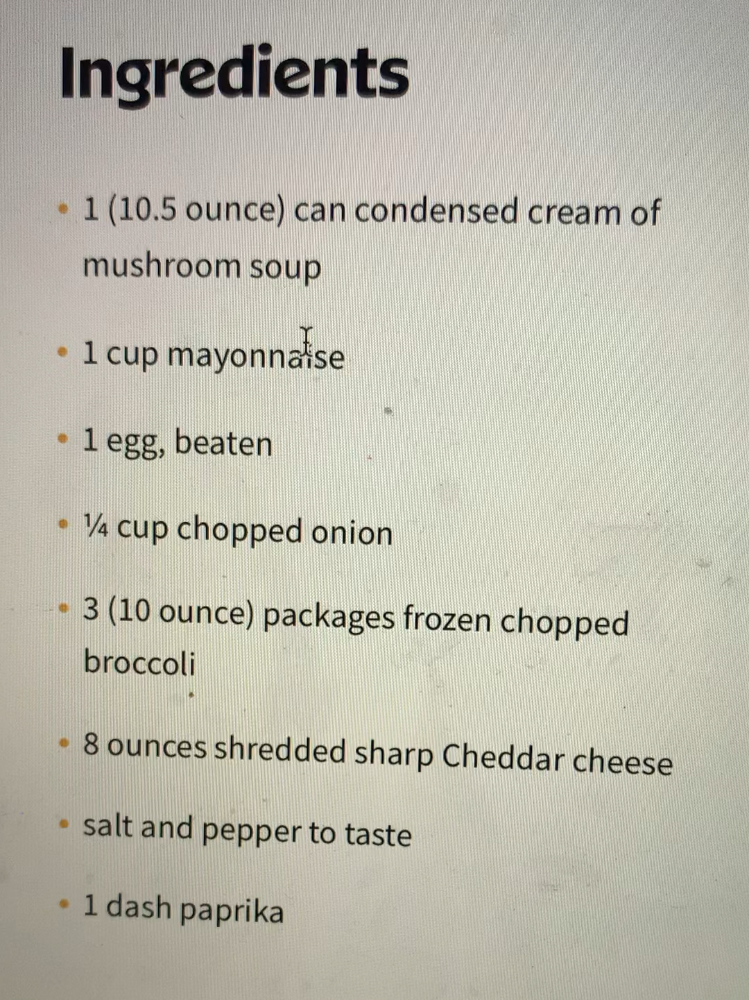 单词 26食谱英语
