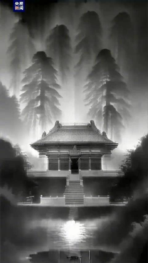 「沉浸式一眼千年!AI带你看水墨风的山西古建筑」当一幅幅栩栩如生的山西古建筑圆珠笔画、钢笔