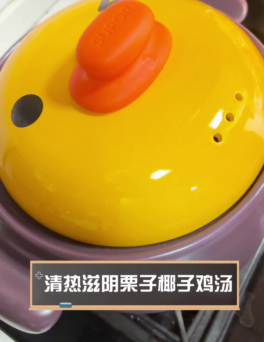 清热滋阴栗子椰子鸡汤