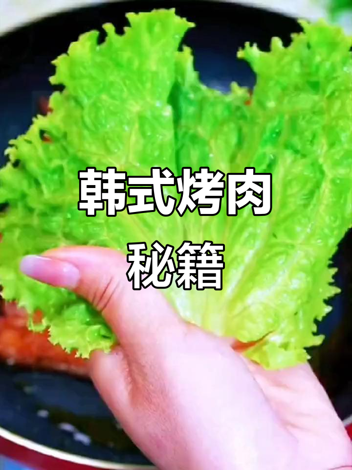 烤肉蘸料是灵魂,韩式风味搭配生菜绝妙!
