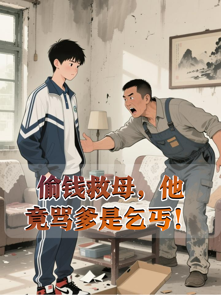 为攀比偷走母亲救命钱，父亲工地啃馒头被他当众羞辱