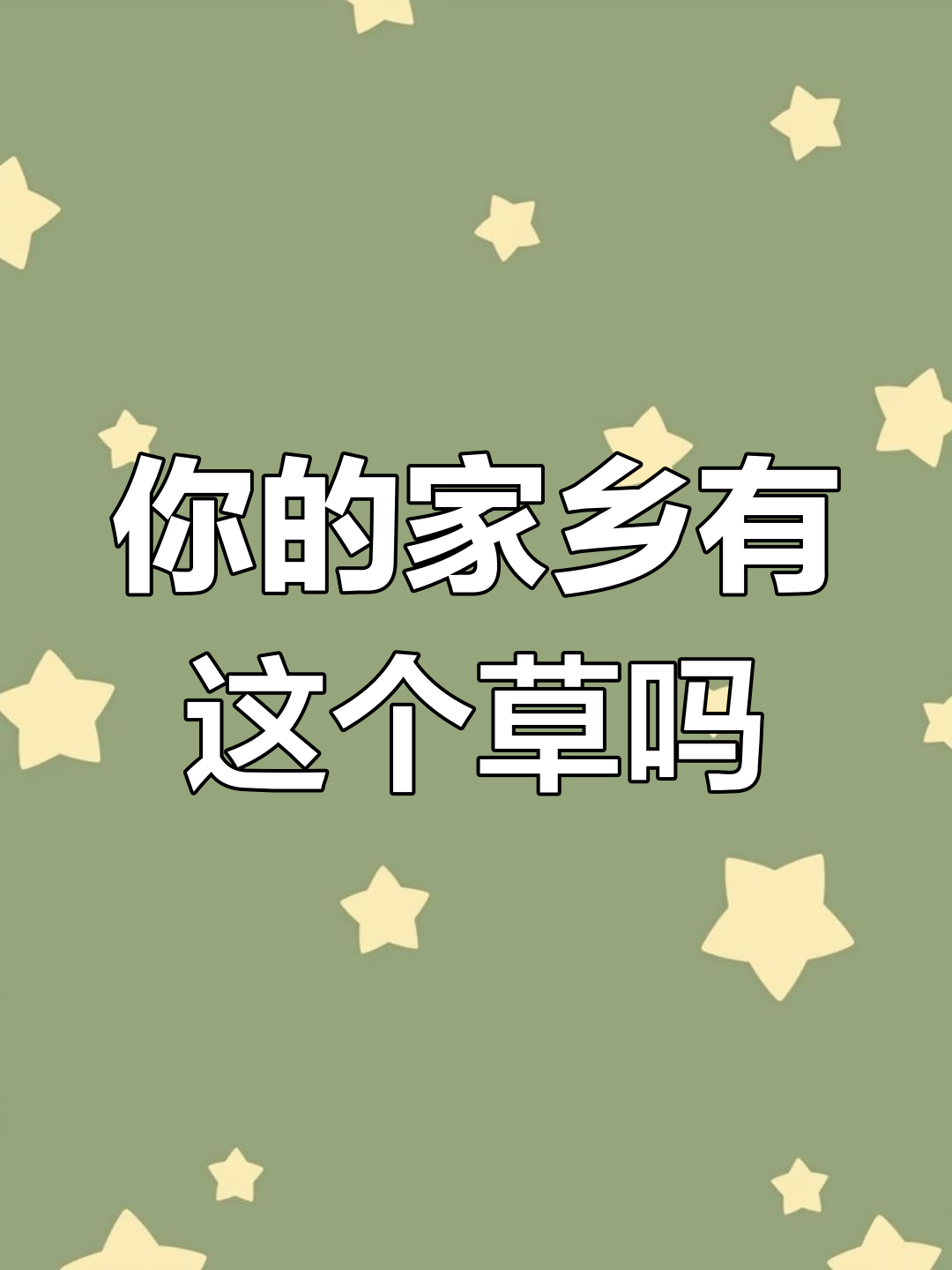 你家乡有这种神奇植物吗?快来看看吧!