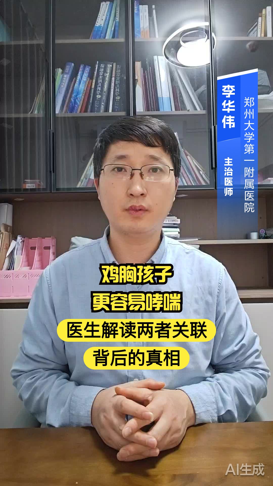 鸡胸孩子更容易哮喘?医生解读两者关联背后的真相