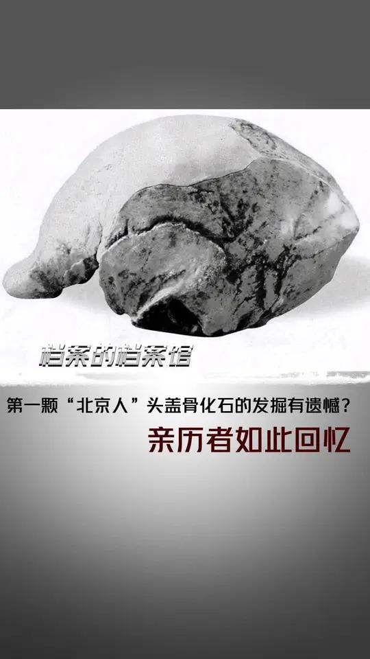 第一颗“北京人”头盖骨化石的发掘有遗憾?亲历者如此回忆