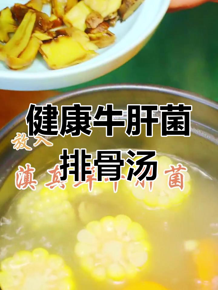 营养丰富的牛肝菌排骨汤,适合家庭炖煮