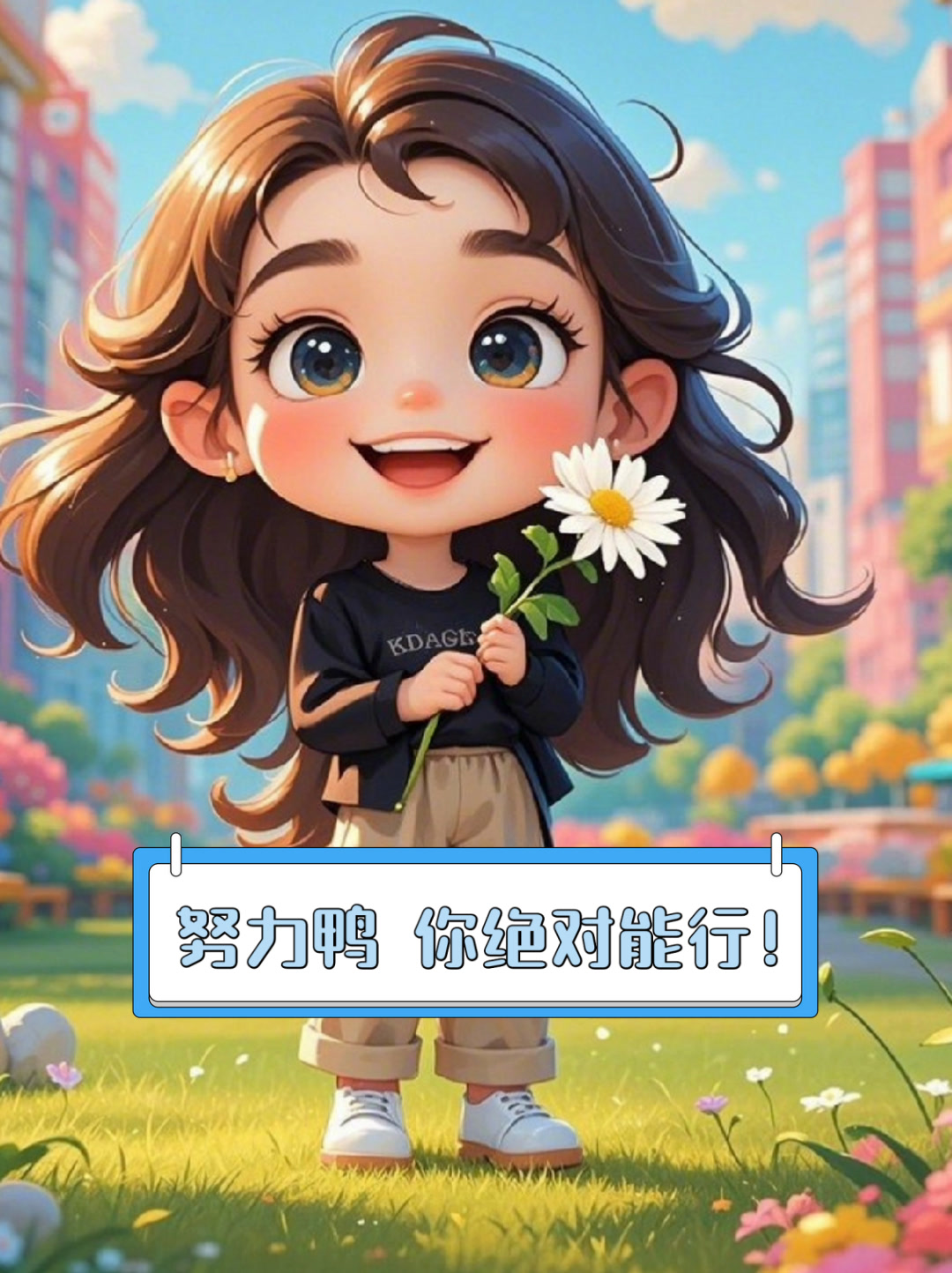 努力鸭,你绝对能行!
