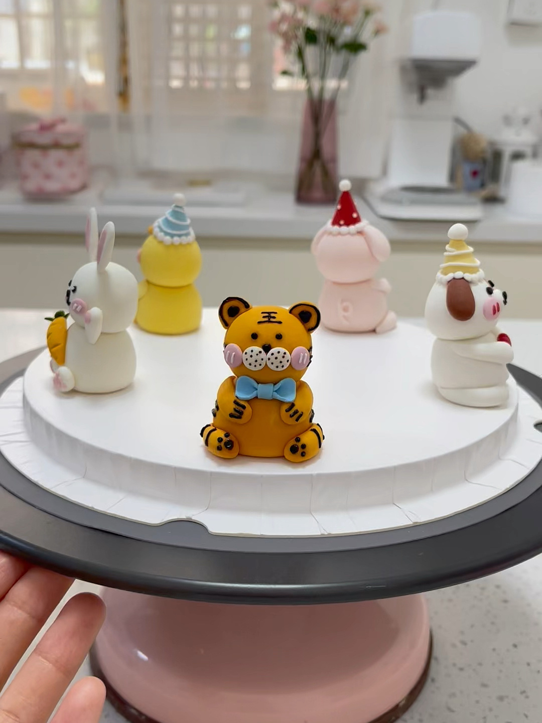 立体小动物 翻糖立体小动物 生日蛋糕