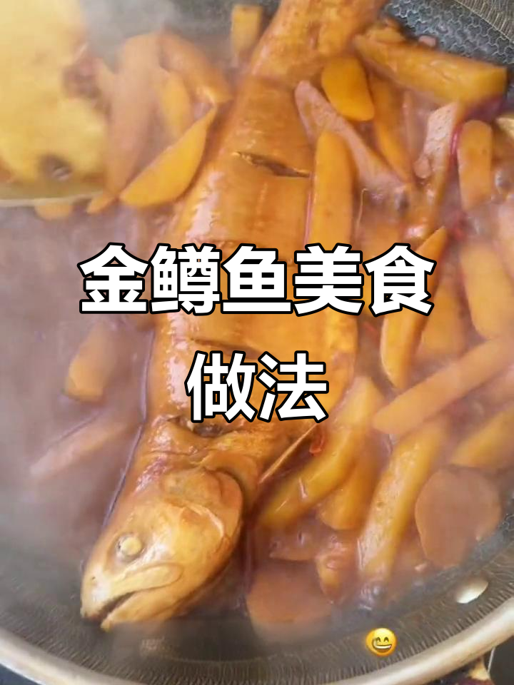 金鳟鱼烧烤配土豆,酱焖红烧更美味