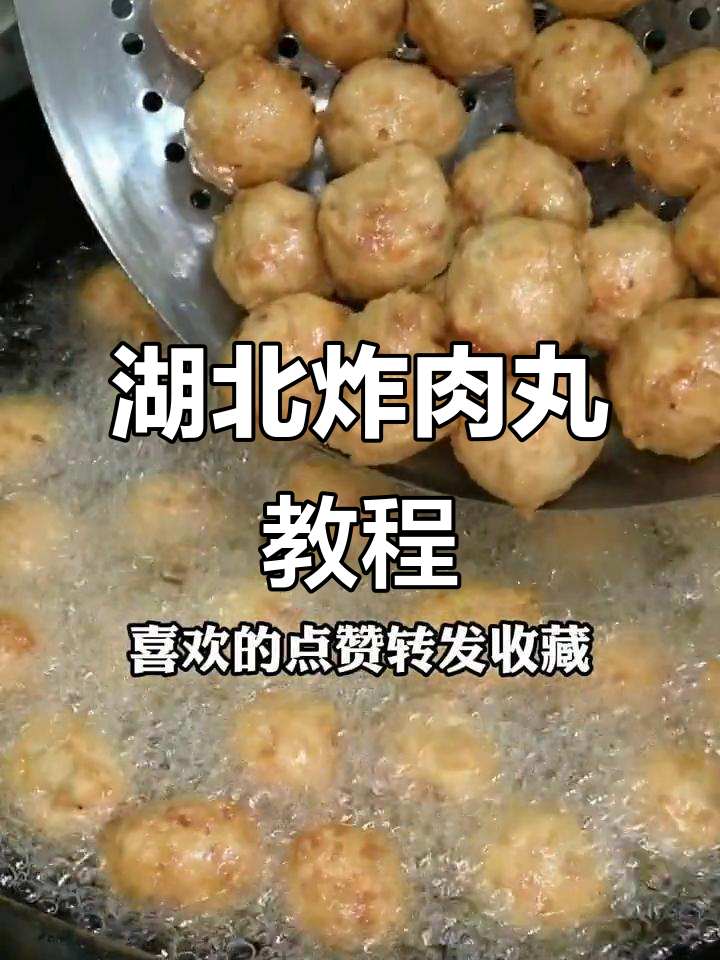 湖北炸肉丸,简单又美味!十斤猪肉轻松搞定