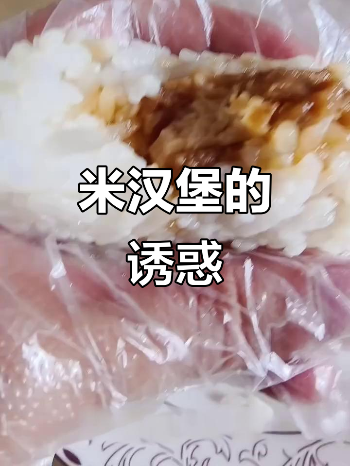 乐肴居米汉堡，香糯口感搭配浓郁酱汁，懒人必备速食神器！
